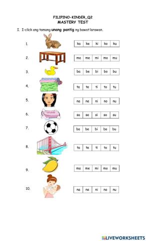 Ang Mga Katining na B,K,T,M,N,S