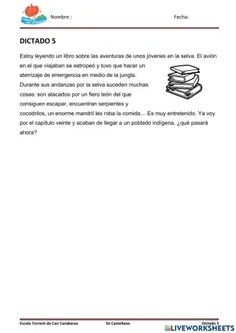 05 Dictado 5o