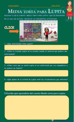Cuento:media torta para lupita