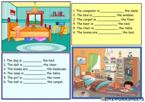 Place prepositions