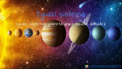 Eguzki sistema 1 zatia