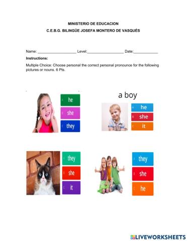 K personal Pronounce