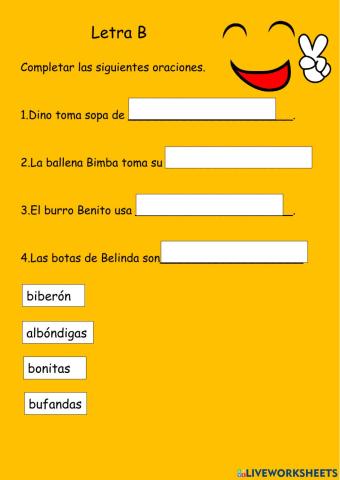 Español1G-Letra B