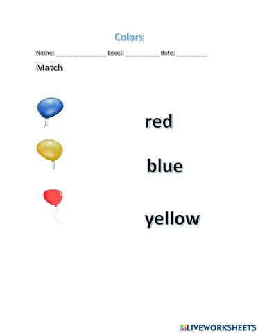 Colors Match