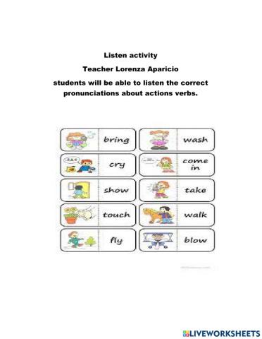 Action verbs