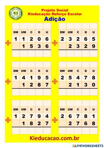 Adição 4º e 5º ano -01
