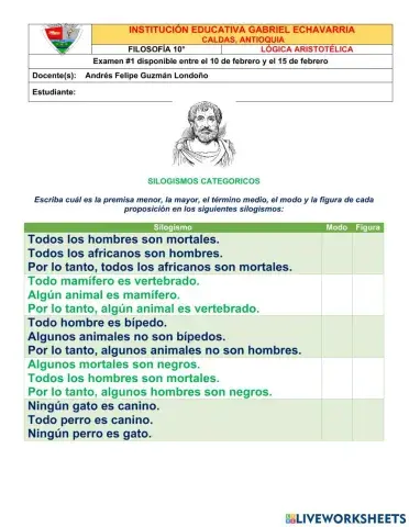 Silogismos Categóricos