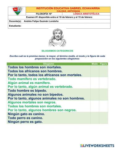 Silogismos Categóricos