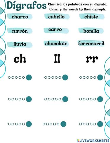 Dígrafos: Dos Letras y Un Sonido