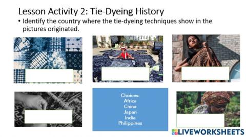 Tie-dyeing History