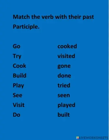 Past participle