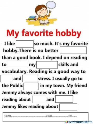 My favorite hobby