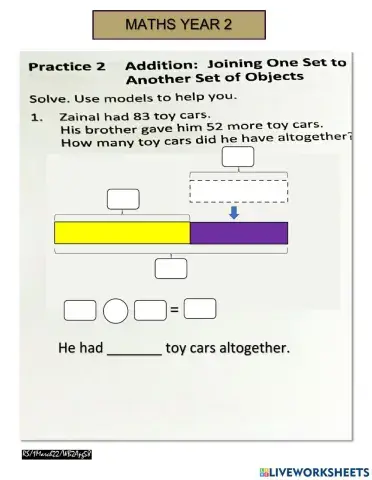 Word problems WB page58-60