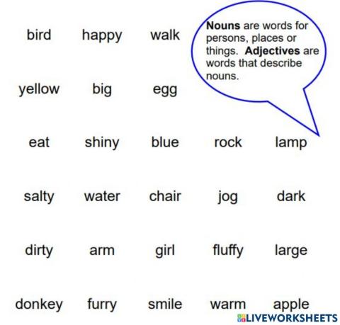 Adjectives