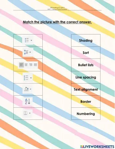 Paragraph toolbar in Microsoft Word