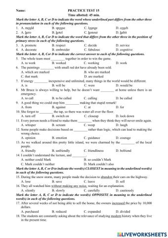 Đề số 15 ( vao 10)