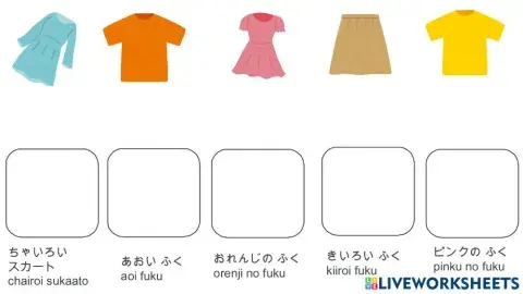 Vocabulary of Clothes