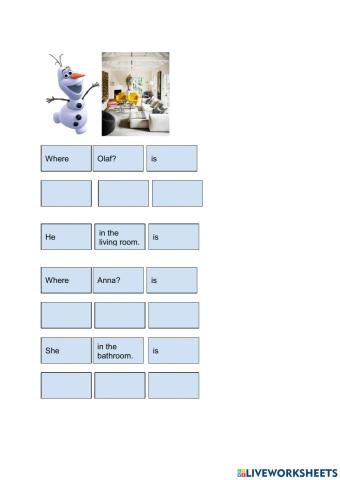 Wh-questions (Where)