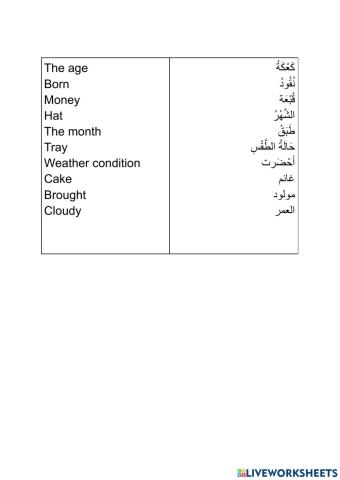 Arabic meaning