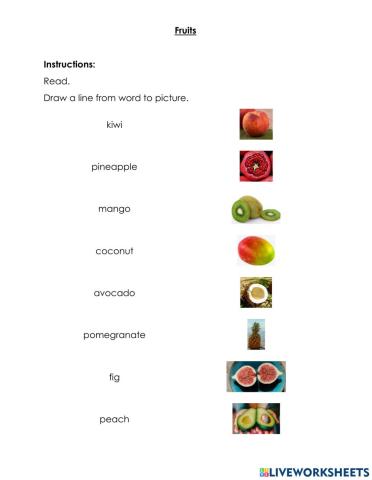 Fruits - 1