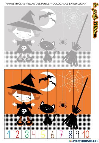 Puzzle halloween