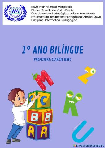1º ano bilingue