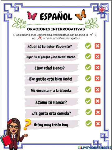 Oraciones interrogativas