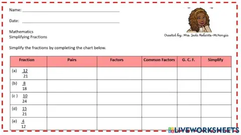 Simplifying Fractions