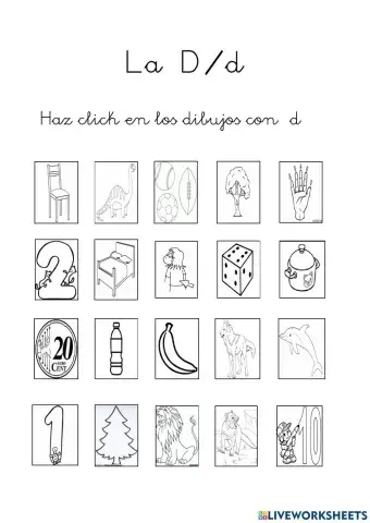 Discriminación auditiva de la D