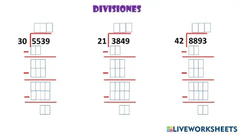 Divisiones