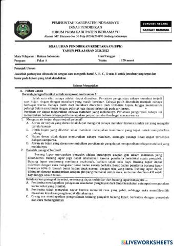 Upk bahasa indonesia 22