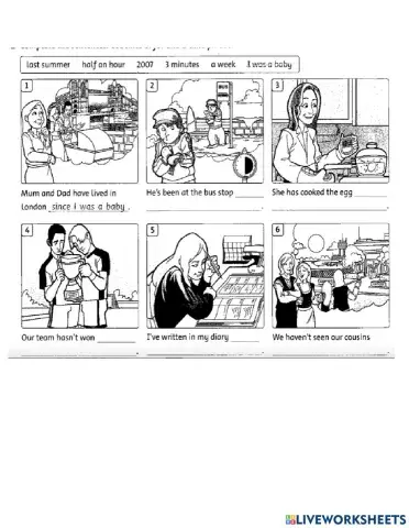 For or Since - Present Perfect