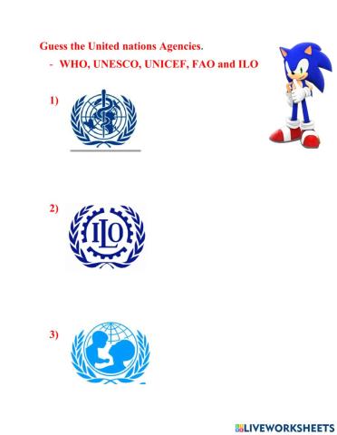 Guess the United nations Agencies