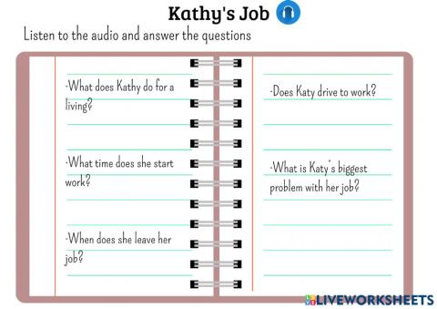 Kathy's Job