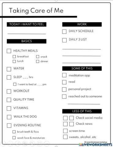 SEL - Healthy Habbits