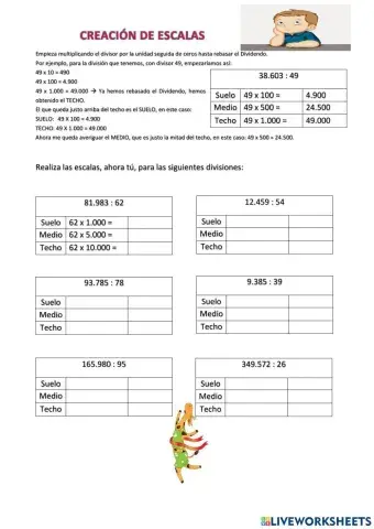 Creación de escalas ABN