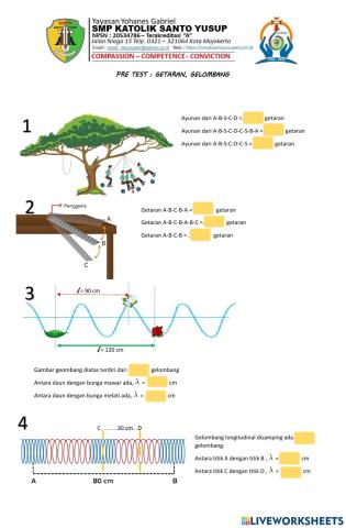 Pre tes getaran gelombang