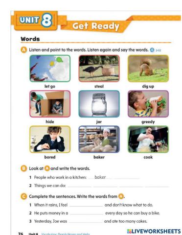 People nouns and verbs