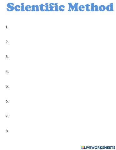 Scientific Method