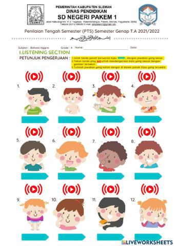 Penilaian Tengah Semester Genap