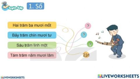 Toán luyện tập chung