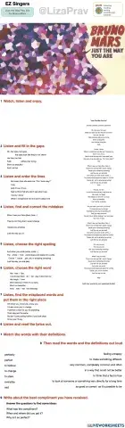 Just The Way You Are by Bruno Mars