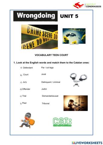 Vocabulary Courts