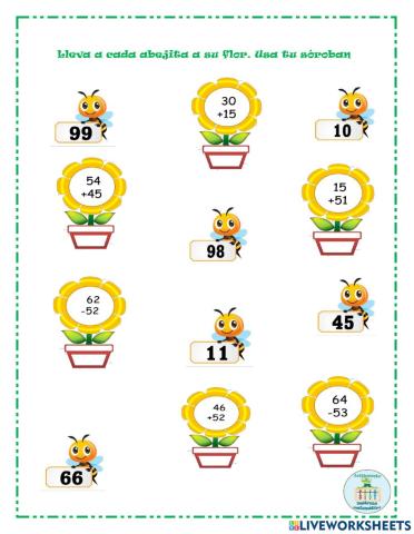 Suma y resta del sóroban