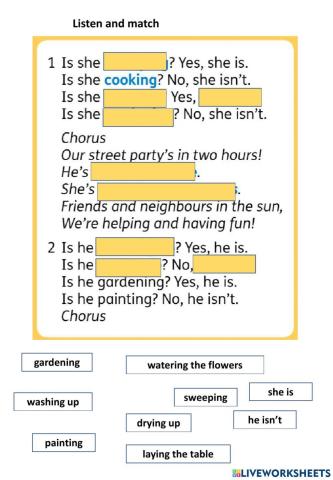 4º Unit 4. the song