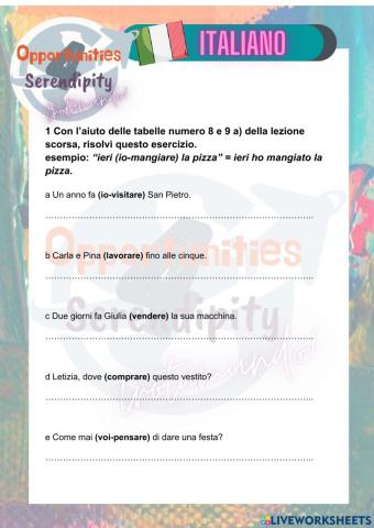 Progetto italiano tarea 15