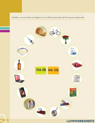 Productos o servicios con tarifa 0 - de iva