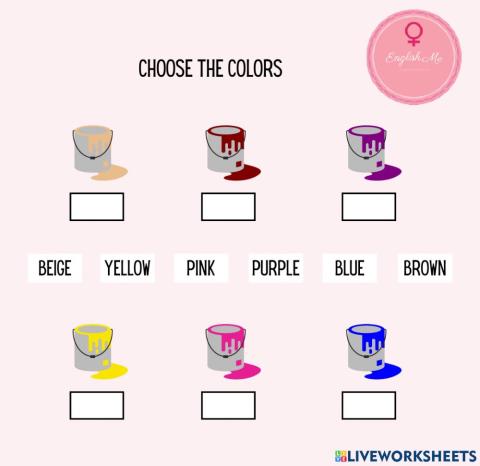 Choose the colors