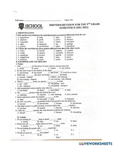 E9 ĐỀ CƯƠNG GIỮA HK2 MOET (PART 1)