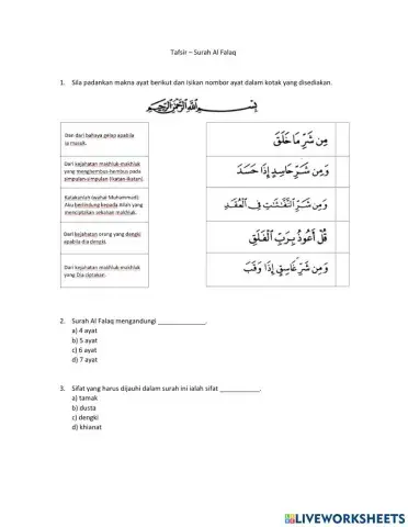 Surah al-Falaq